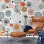 Abstract Colorful Circle Wallpaper Mural