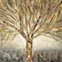 Watercolor Leafless Autumn Trees Wallpaper Mural