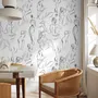 Female Body Line Art Wallpaper Mural