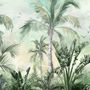 Papier peint panoramique de palmiers exotiques