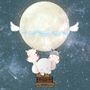 Kids Nightscape with Cow and Elephant Wallpaper Mural