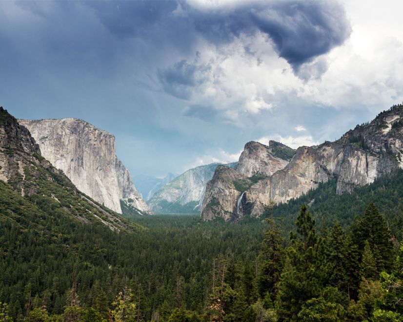 Mountain Forest Landscape Wallpaper Mural