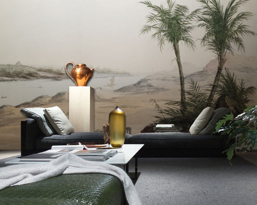 Vintage Nile River Wallpaper Mural