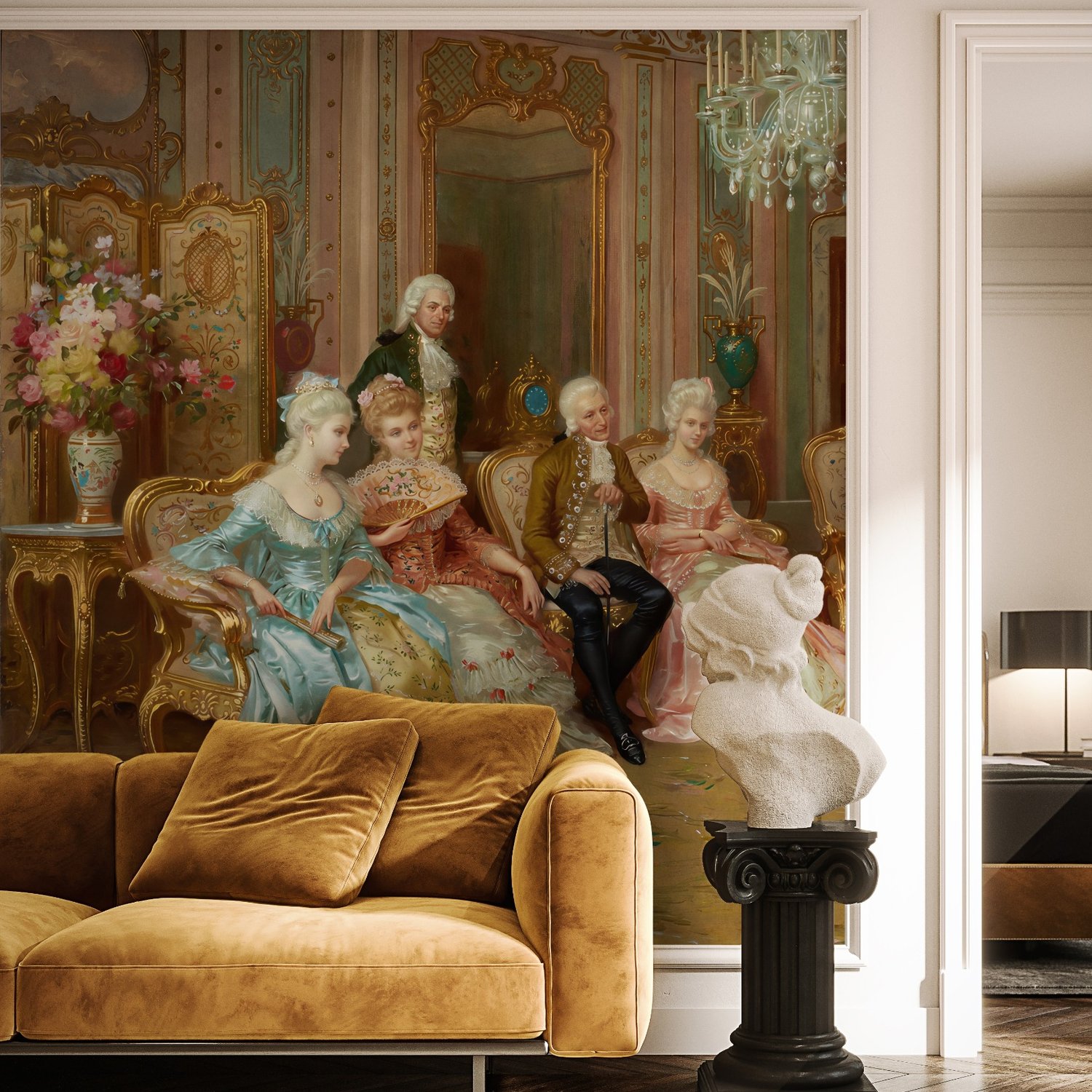 Europäischer Palast Renaissance Fototapete - Selbstklebende