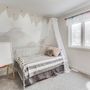 Kids Mountain with Clouds Wallpaper Mural