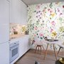 Papier peint panoramique fleurs sauvages aquarelle