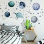 Aquarelle Planètes et étoiles Stickers muraux
