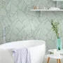 Abstract Lines Palm Leaves Wallpaper Mural