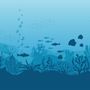 Kinder Unterwasser- und Fisch-Fototapete