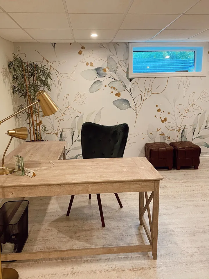 Eucalyptus Leaf Pattern Wallpaper Mural