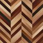 Papier peint effet bois motif chevron géométrique