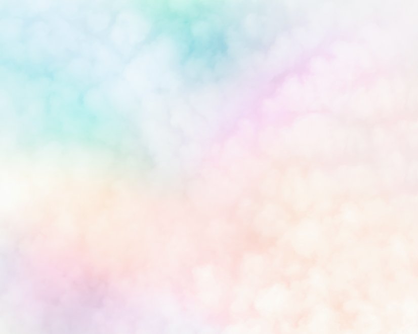Papier peint ciel nuages colorés enfants