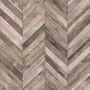 Natural Wood Texture Effect Chevron Wallpaper Mural