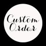 Commande personnalisée / Paiement