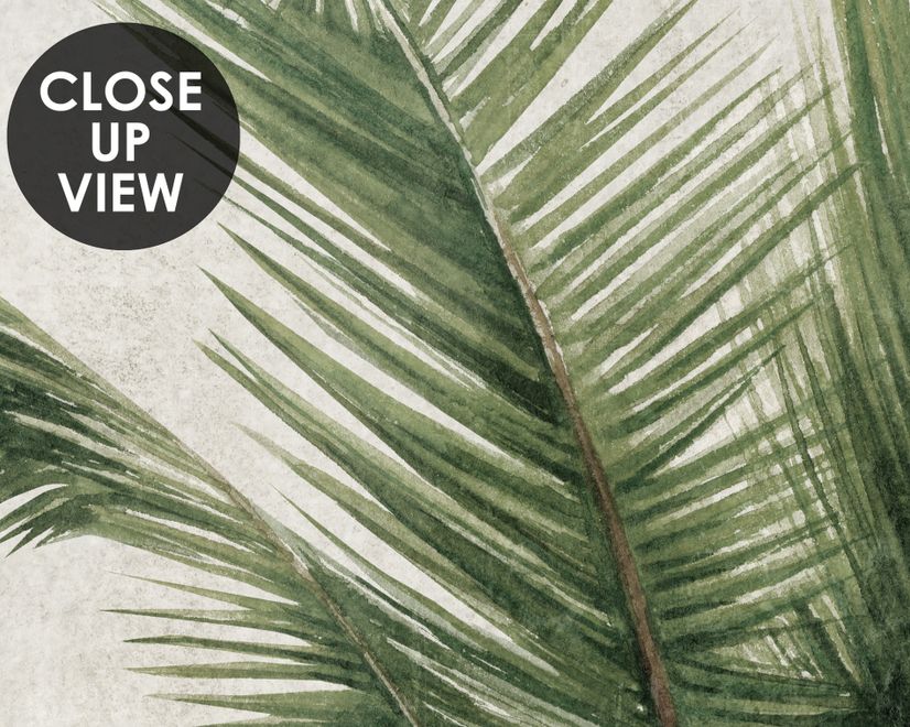 Watercolor Vintage Tropical Forest Wallpaper Mural