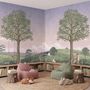 Kids Forest Animals Landscape Wallpaper Mural