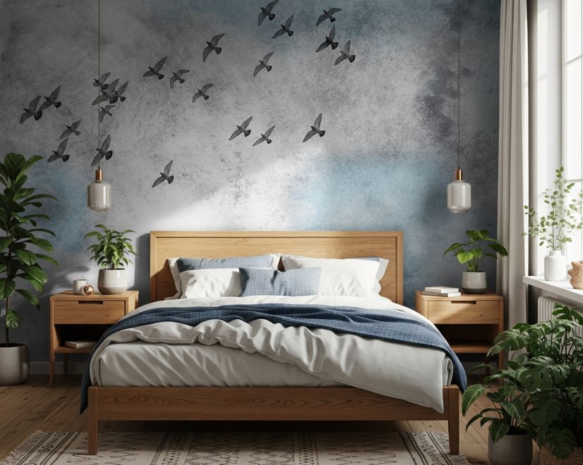 Watercolor Splash Art Wallpaper Mural