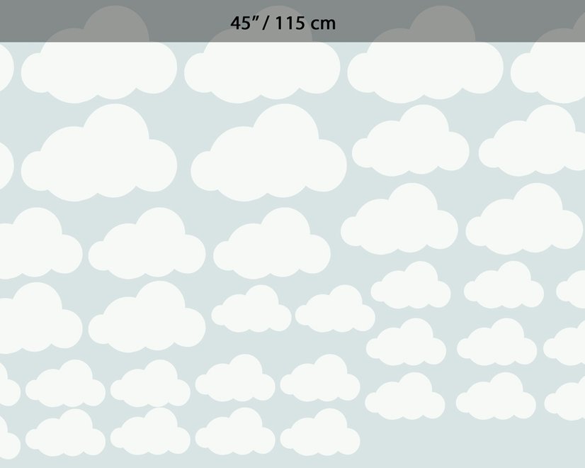 Blanc petit nuage stickers muraux pour enfants et bébé