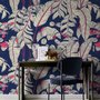 Dark Palm Leaf Wallpaper Mural