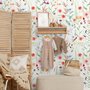 Watercolor Colorful Wildflower Garden Wallpaper Mural
