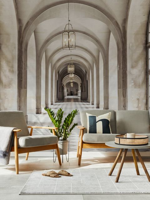 Arch Corridor Wallpaper Mural