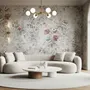 Vintage Floral Wallpaper Mural