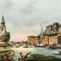 Historical City Wall on Seaside Wallpaper Mural