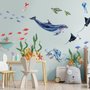 Kids Undersea Animals Wall Decal Sticker