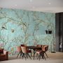 Vintage Little Floral and Birds Wallpaper Mural