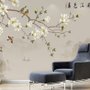 Papier peint panoramique vintage plum blossom floral