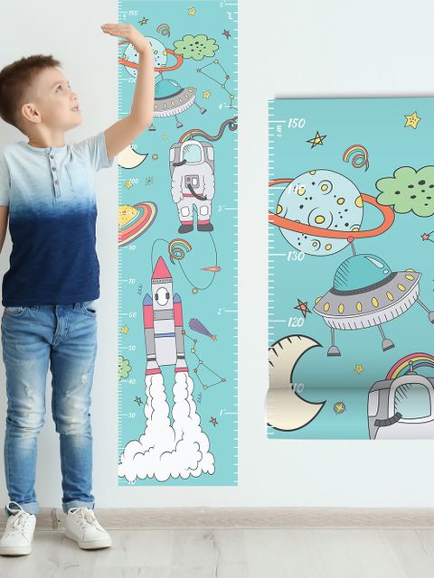 Stickers muraux toise espace enfants
