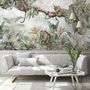 Leopards and Tropical Leaves Wallpaper Mural
