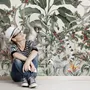 Forest with Monkey and Lemur Wallpaper Mural