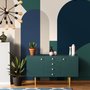 Geometric Abstract Shape Art Deco Wallpaper Mural