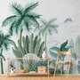 Green Tropical Forest Wallpaper Mural