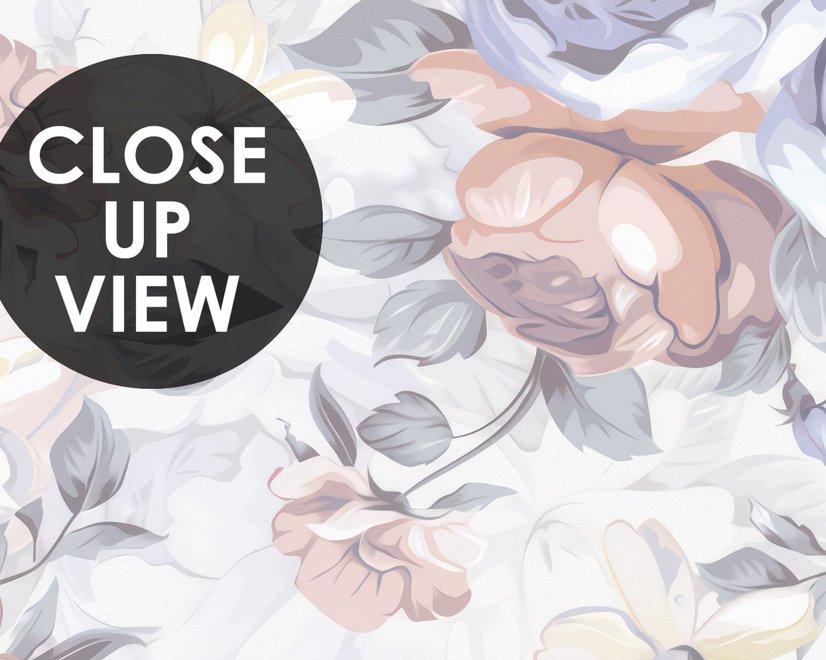 Vintage Floral Art Wallpaper Mural