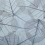 Papier peint panoramique monochrome à motif de feuilles