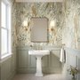 Watercolor Tropical Bird Garden Wallpaper Mural