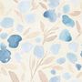Watercolor Leaf and Twigs Printing Wallpaper Mural