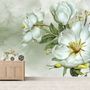 Nostalgic Magnolia Floral Wallpaper Mural