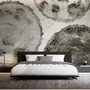 Watercolor Abstract Round Art Wallpaper Mural