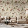Retro Western Cowboys Wallpaper Mural