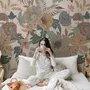 Bohemian Style Anemone Floral Bouquet Wallpaper Mural