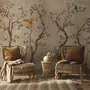 Watercolor Chinoiserie Fruit Trees Wallpaper Mural