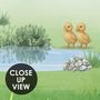 Cute Kids Windmill Farm Animals Wallpaper Mural