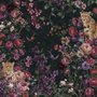 Dark Leopard Floral Garden Botanical Wallpaper Mural