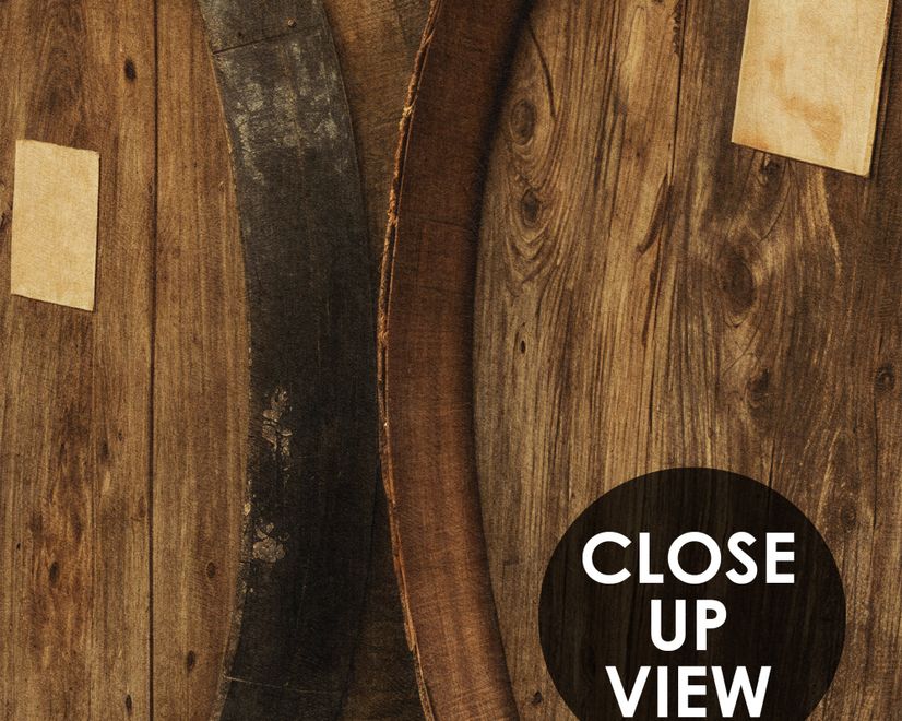 Vintage Wine Barrels Wallpaper Mural