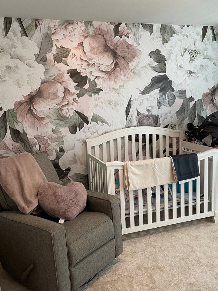 Dutch Pink Peony Floral Wallpaper Mural