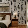 Modern Fashion Women Sketch Wallpaper Mural