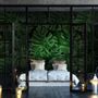 Green Tropical Leaves Wallpaper Mural